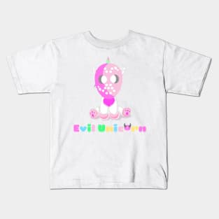 Evil unicorn baby Kids T-Shirt